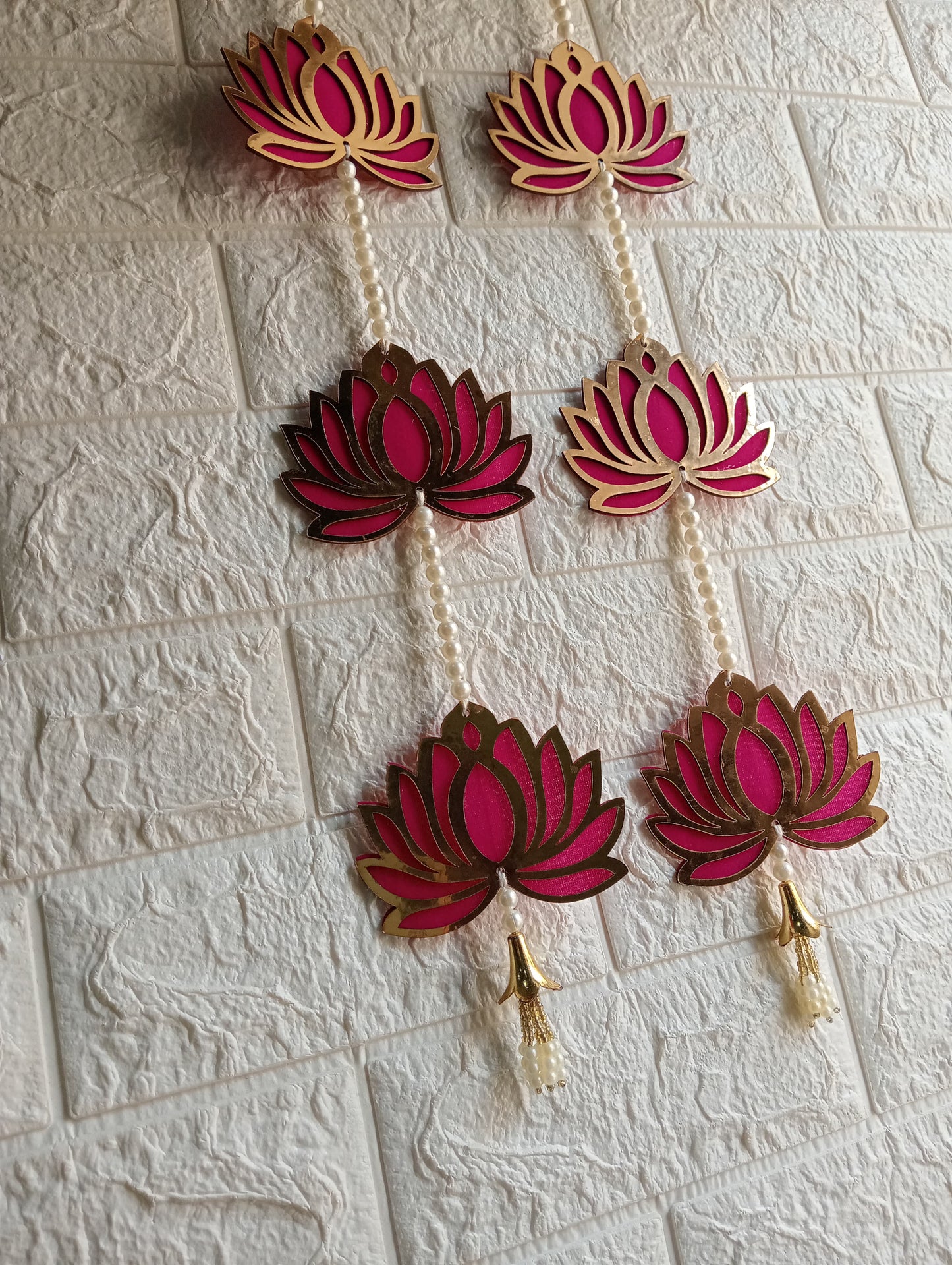 Nutts Lotus Inspired Wall Hanging Beautiful Decorative Piece For Aesthetic Homes Enhances Wall Decor With Modern And Spiritual Design Perfect For Stylish Interiors