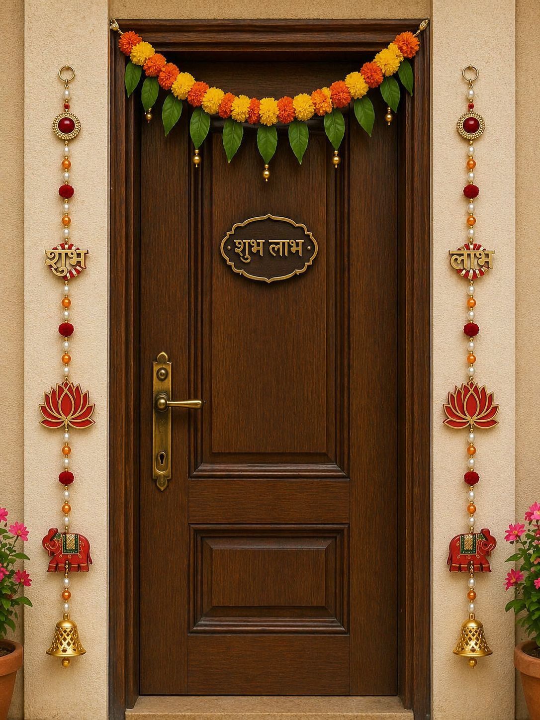 Nutts Lotus Hanging Ideal For Calming Wall Aesthetics Adds Peaceful And Relaxing Vibe To Home Perfect For Bedroom And Living Room