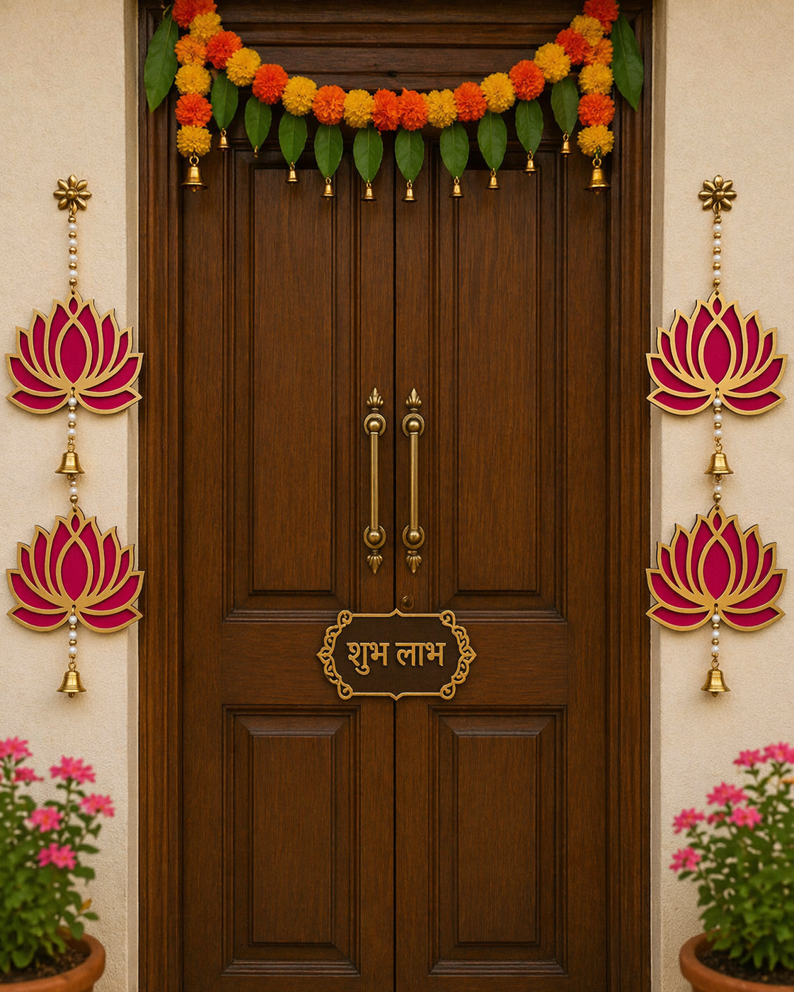 Nutts Lotus Hanging Perfect For Soothing Room Decor Creates Relaxing Ambiance Ideal For Bedroom And Living Room