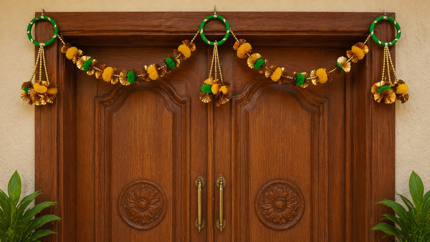 Nutts Traditional Bandhanwar Door Decor for Diwali