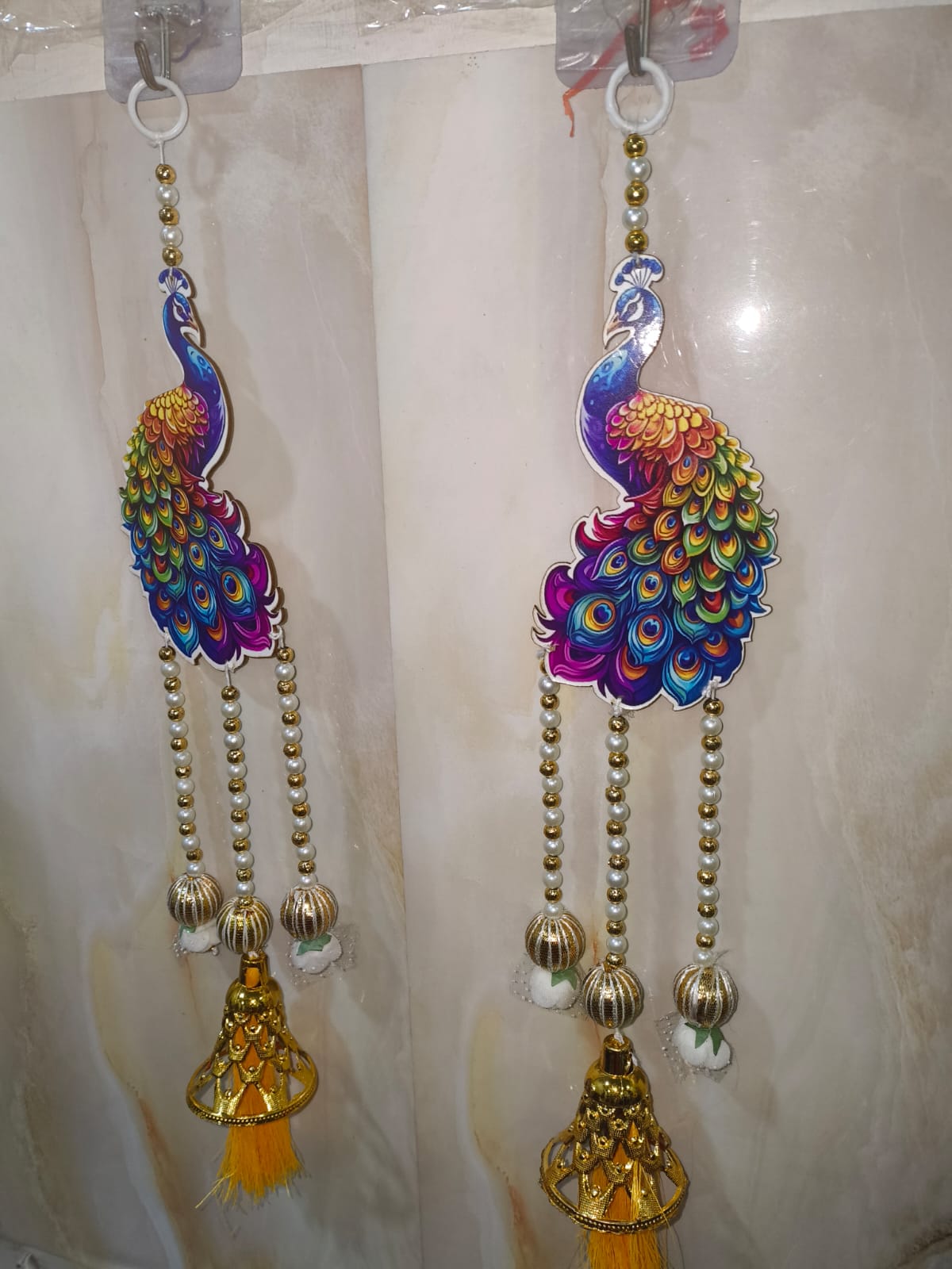 Nutts Handcrafted Wall Hanging | Tassel Door and Home Decorative Hanging Pack of 2 (Small118)