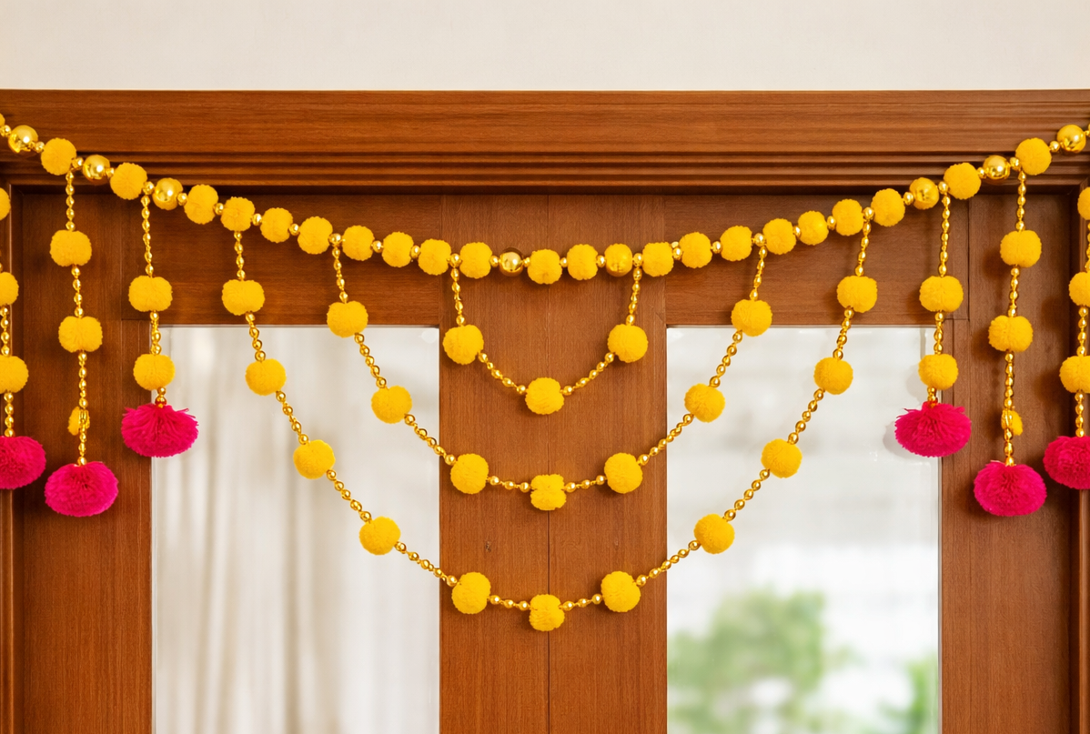 Nutts Classic Indian Bandhanwar Hanging for Home Decor