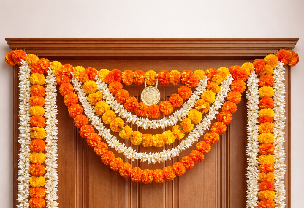 Nutts Decorative Bandhanwar Toran for Main Door Festive Decor
