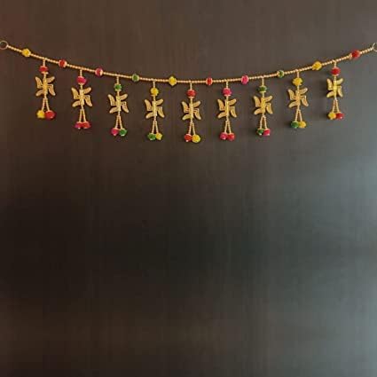 Sellplus Handmade Bandhanwar Decorative | Traditional Premium Look Bandhanwar Toran for Main Door Decorative Hanging Festival Home Temple Decor (Pack of 1) (BDHW549)