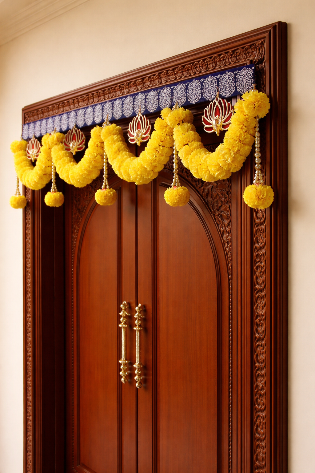 Nutts Classic Indian Bandhanwar Toran for Festive Door Decor