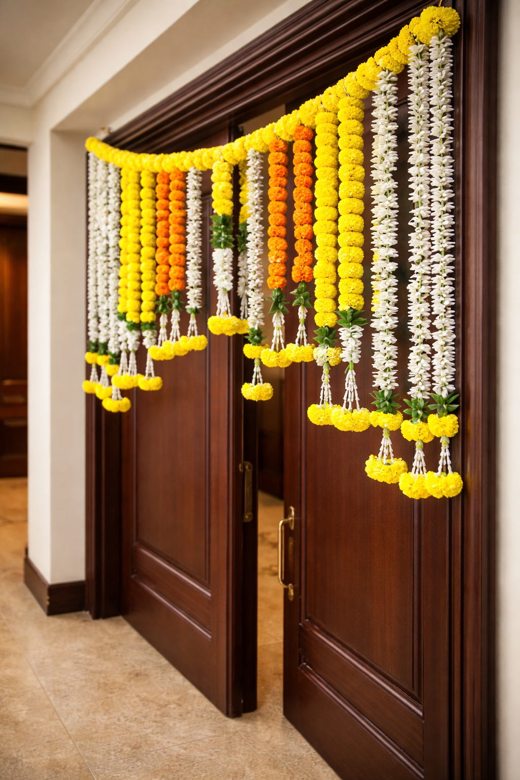 Nutts Floral Bandhanwar Toran for Entrance Door Home Decoration