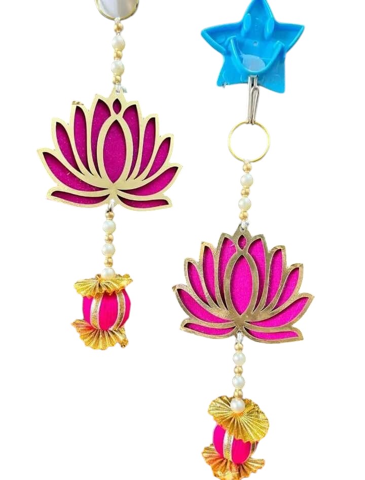 Nutts Lotus Wall Hanging Premium Spiritual Home Decor For Living Room And Mandir