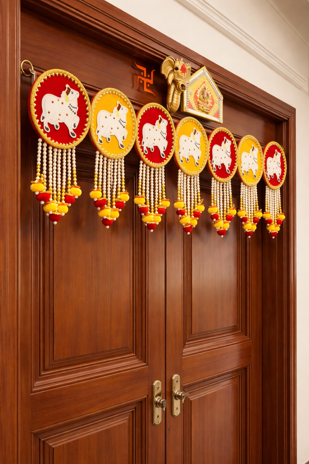 Nutts Handmade  Ethnic Bandhanwar For Home Decor