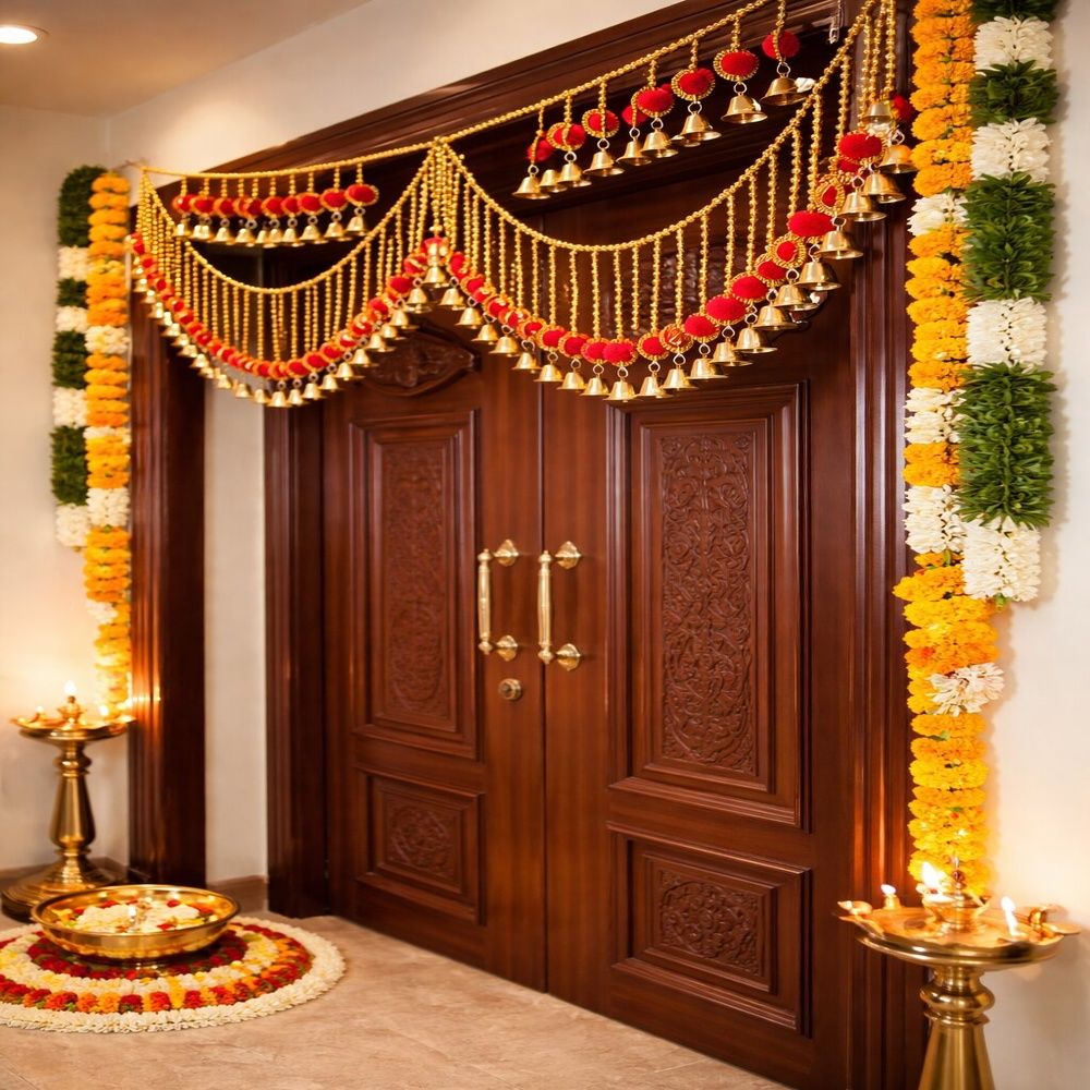 Nutts Ethnic Bandhanwar Door Hanging for Festive, Pooja and Traditional Décor