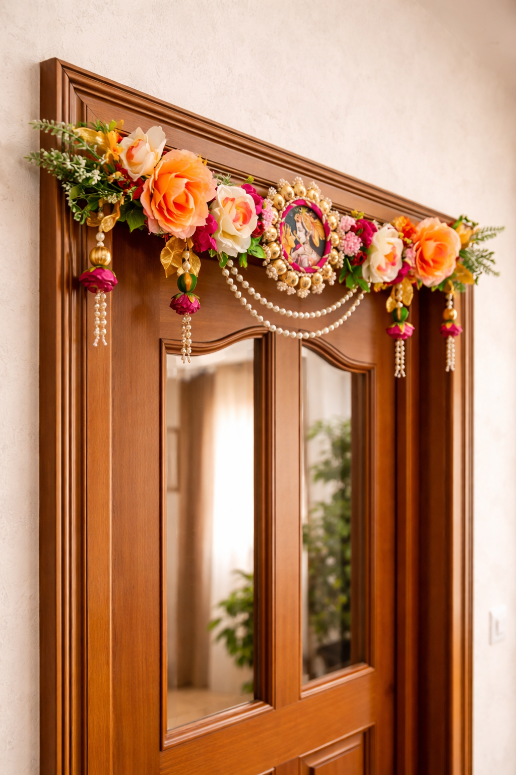 Nutts Traditional Decorative Bandhanwar Toran for Main Door Decor
