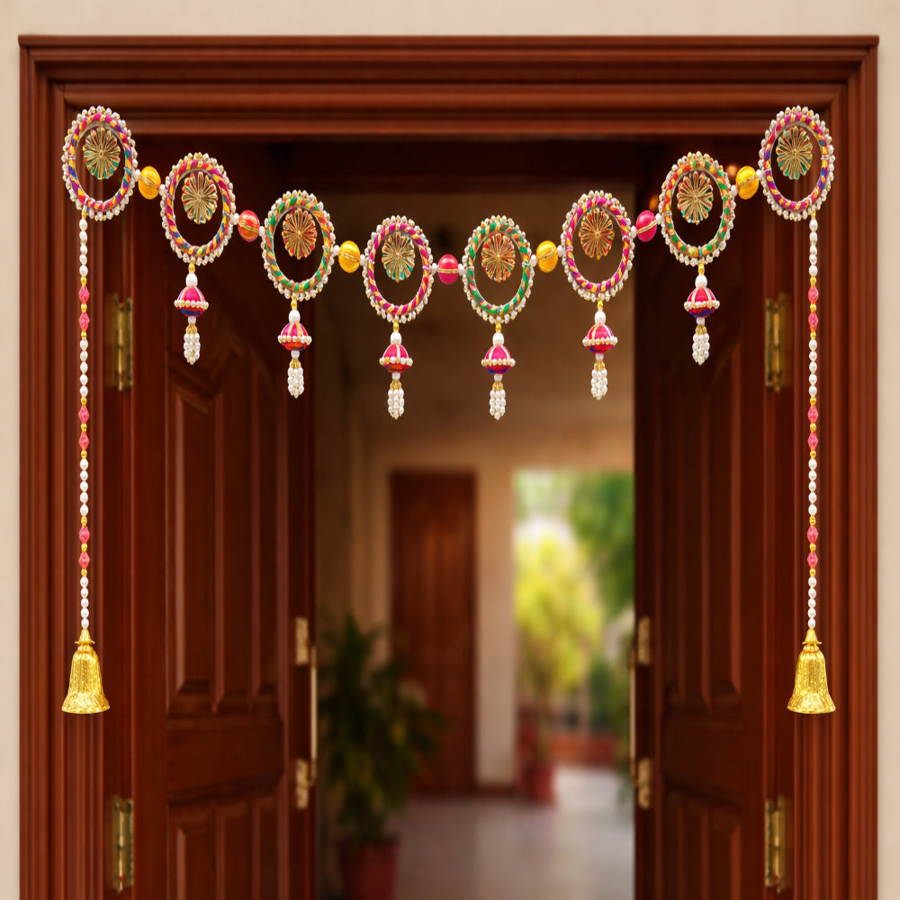 Nutts Decorative Beads Gota Bangle Bell Bandhanwar For Decoration