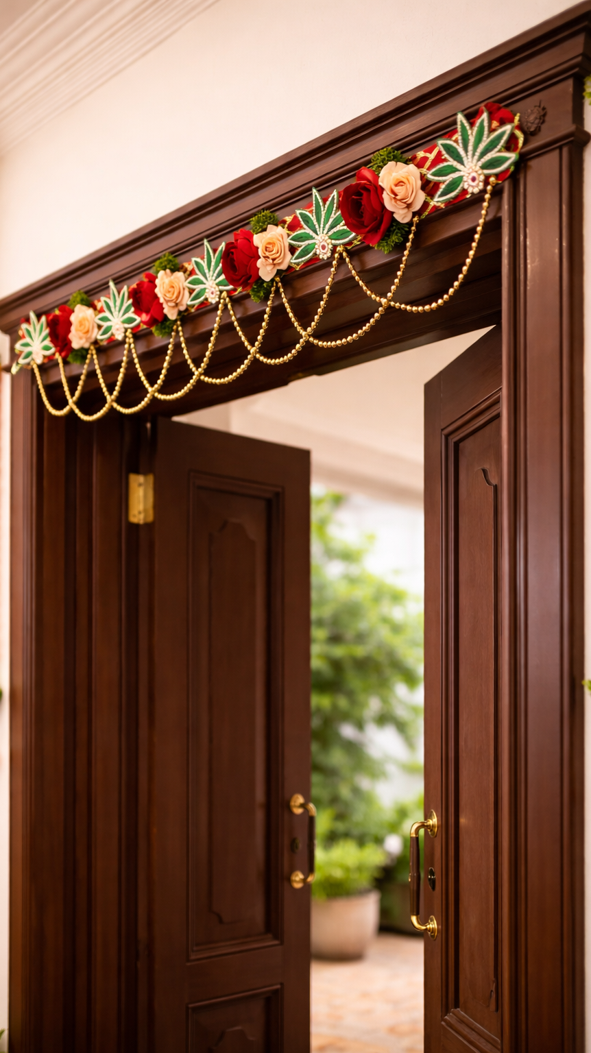 Nutts Traditional Bandhanwar Toran for Festive Entrance Decoration