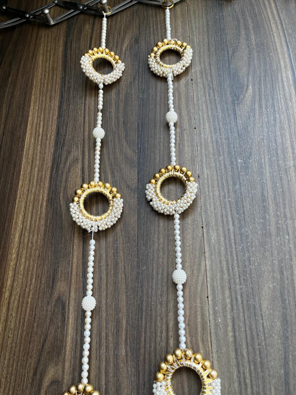 Nutts Handmade Hanging for Home Decorative Wall Hanging | Diwali Festival Pooja Room Entrance Door Pack of 2 (Small97)