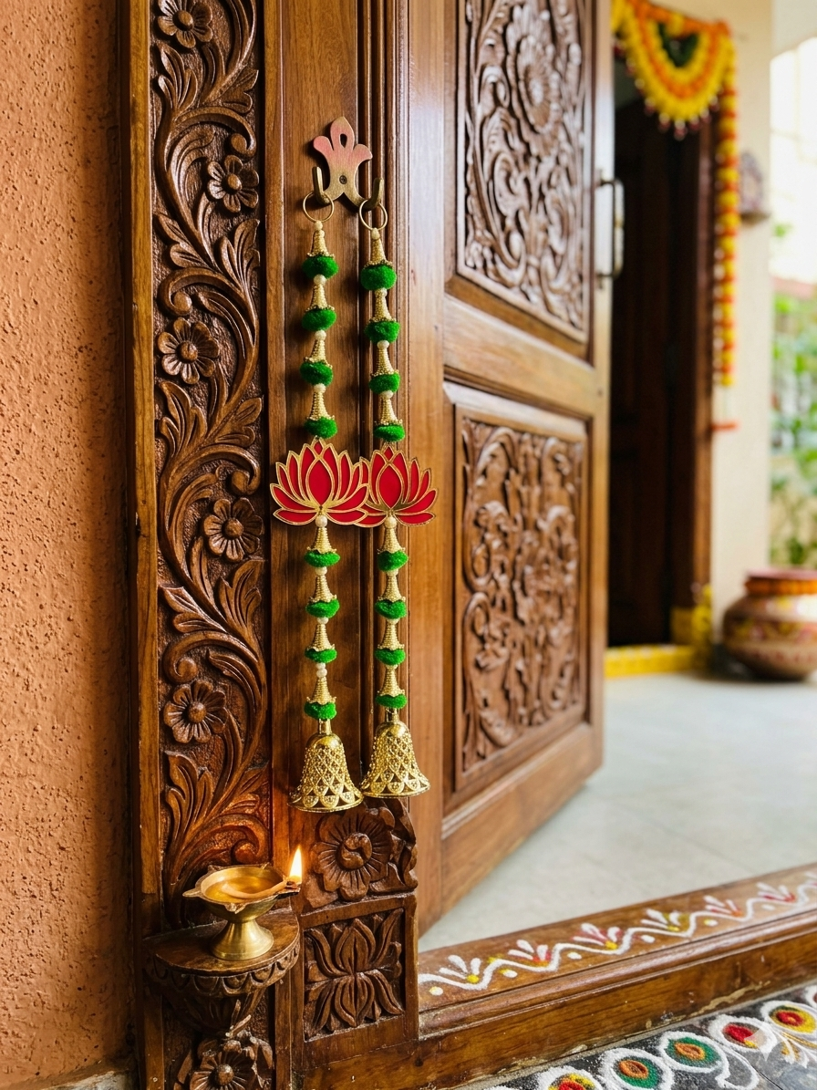 Nutts Lotus Hanging Adds Serene Touch To Home Styling Ideal For Living Room Bedroom And Meditation Space Enhances Aesthetic
