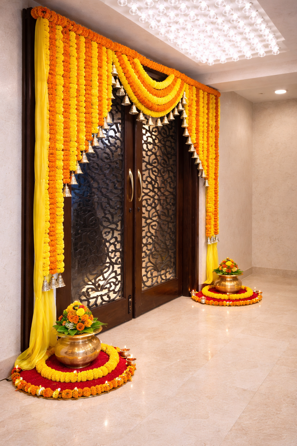 Nutts Ethnic Bandhanwar Toran for Door Entrance and Home Decoration