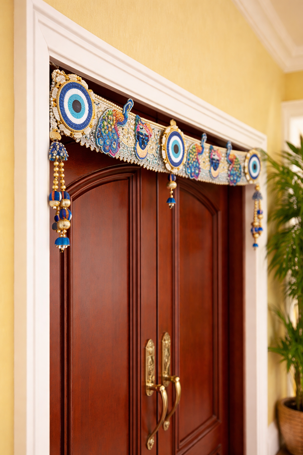Nutts Traditional Bandhanwar for Pooja Room Door Decor