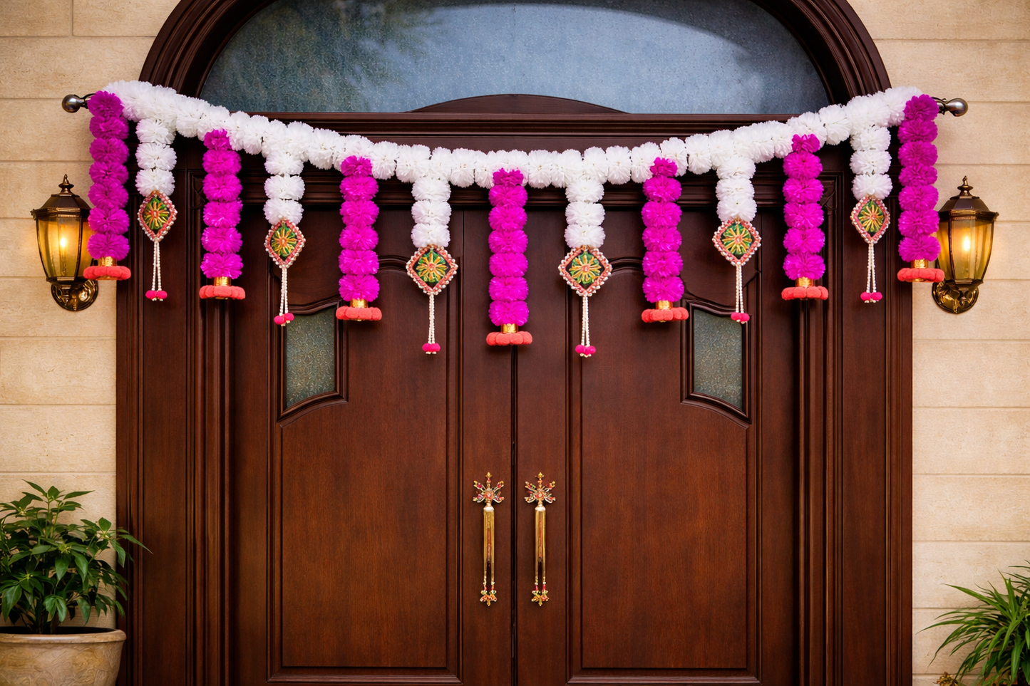 Nutts Handcrafted Bandhanwar for Indian Festive Decoration