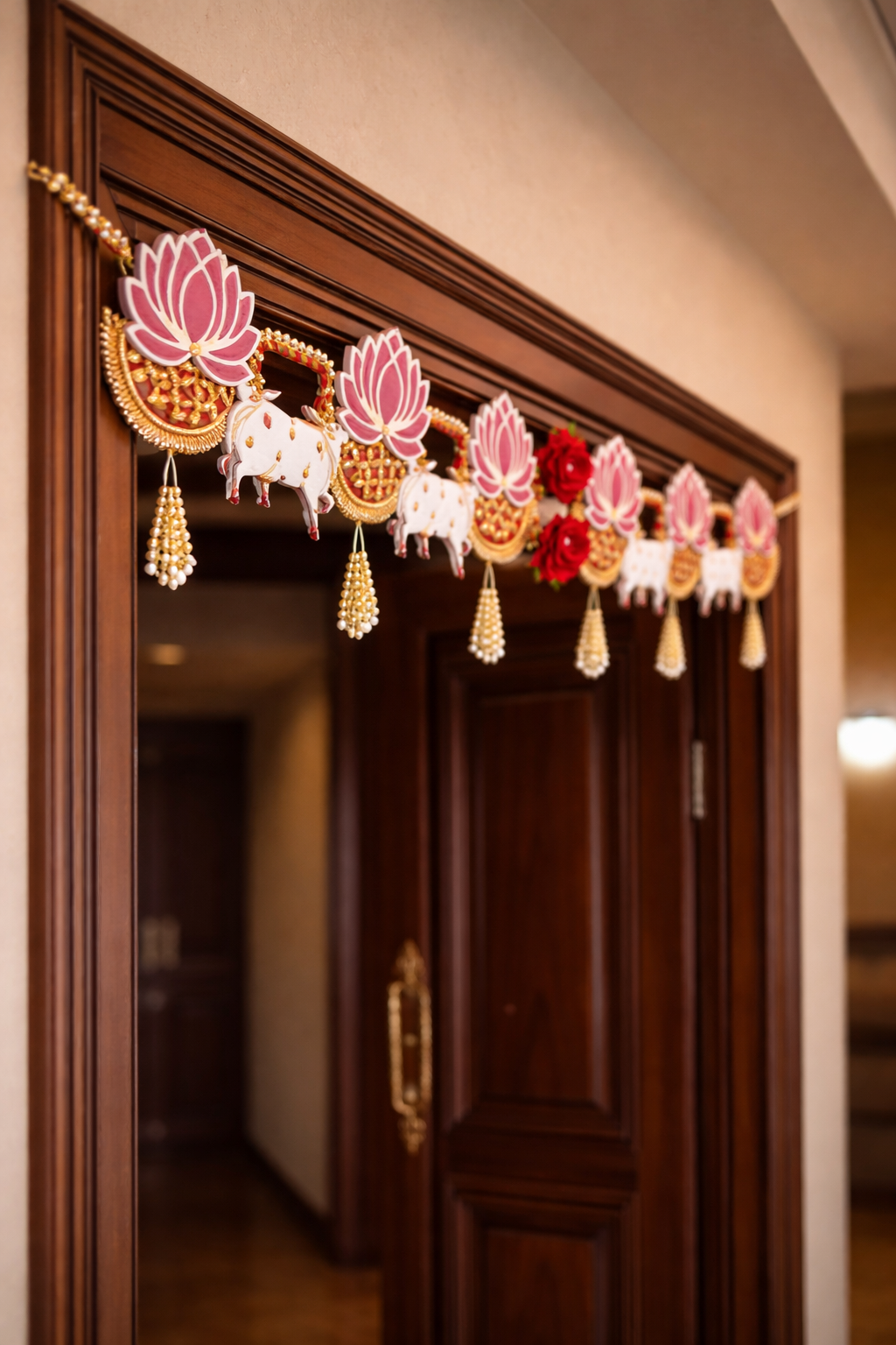 Nutts Vibrant Bandhanwar Toran for Door Entrance Decor
