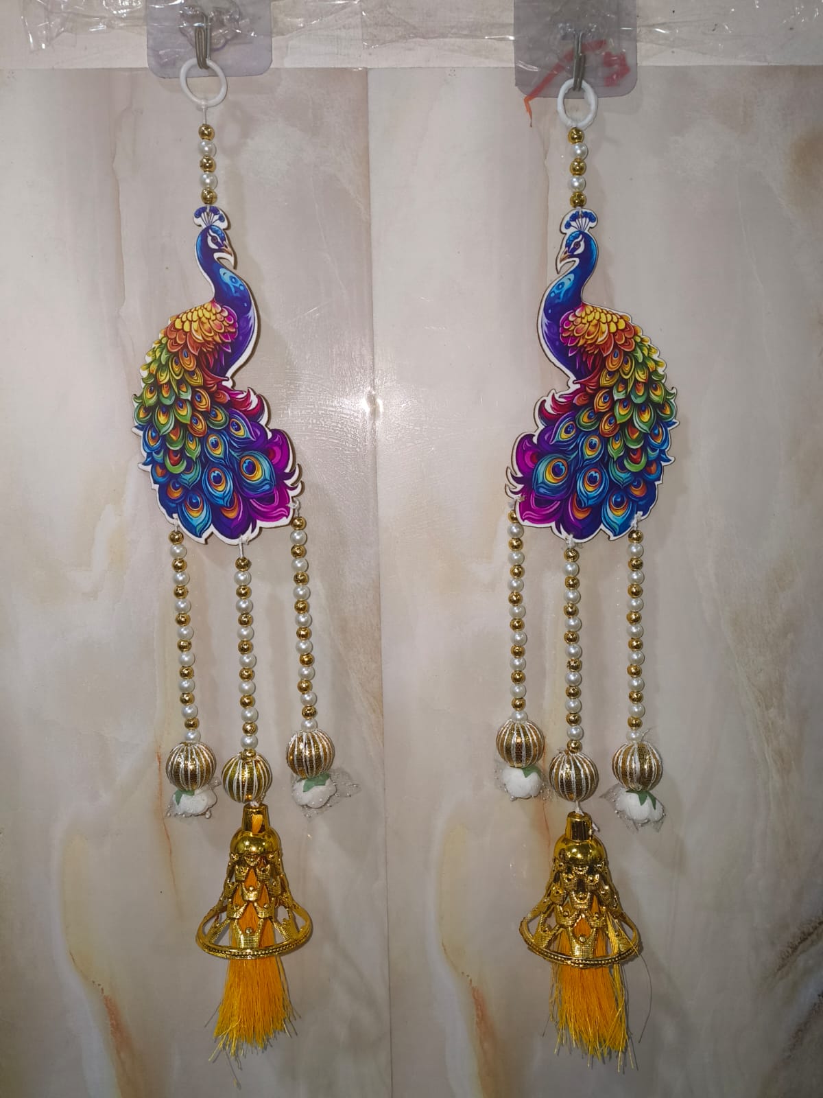 Nutts Handcrafted Wall Hanging | Tassel Door and Home Decorative Hanging Pack of 2 (Small118)