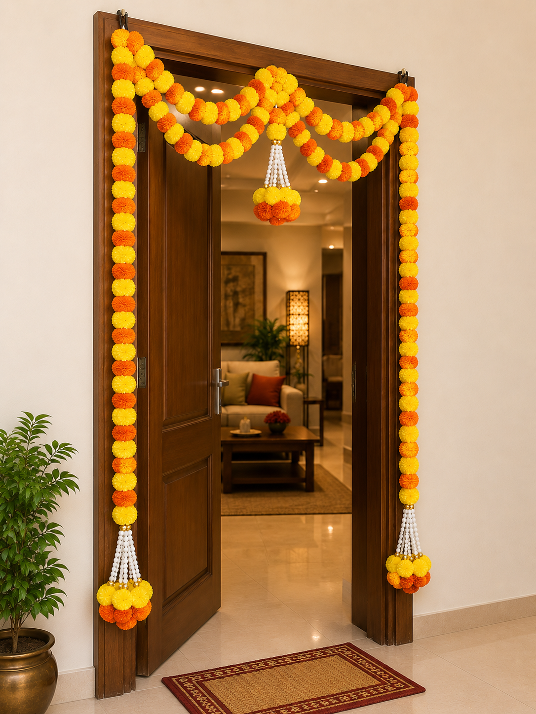 Nutts Decorative Indian Bandhanwar Toran for Door and Wall Decor