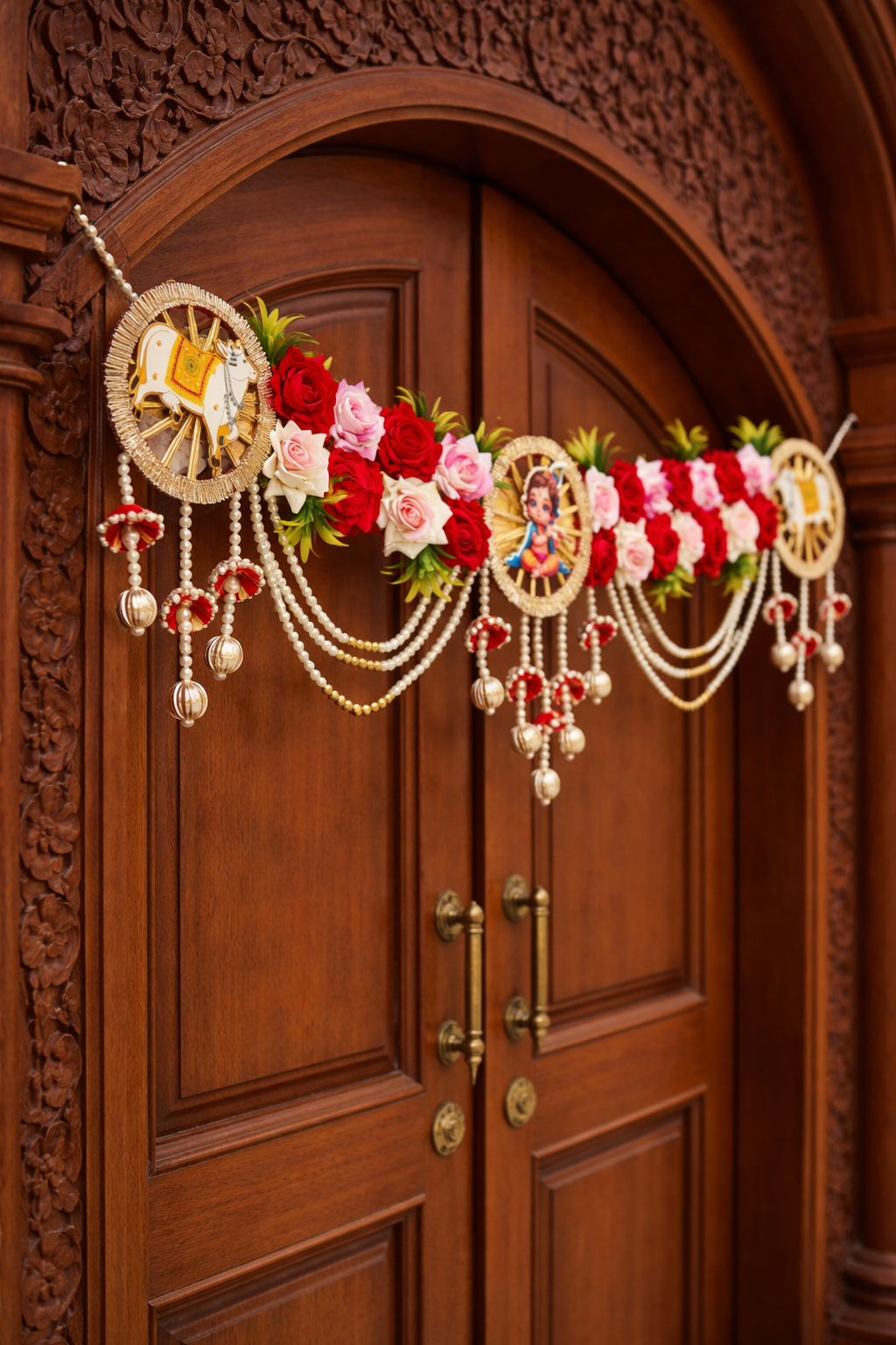 Nutts Elegant Bandhanwar Door Hanging for Festive Use