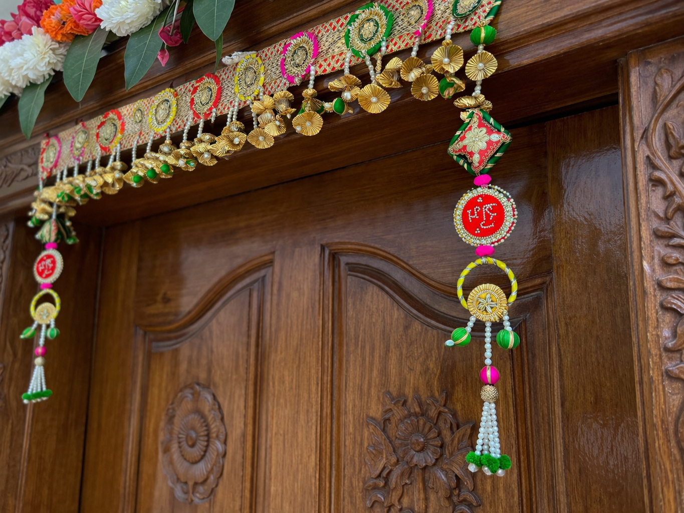 Nutts Premium Bandhanwar Toran for Festive Home Decoration