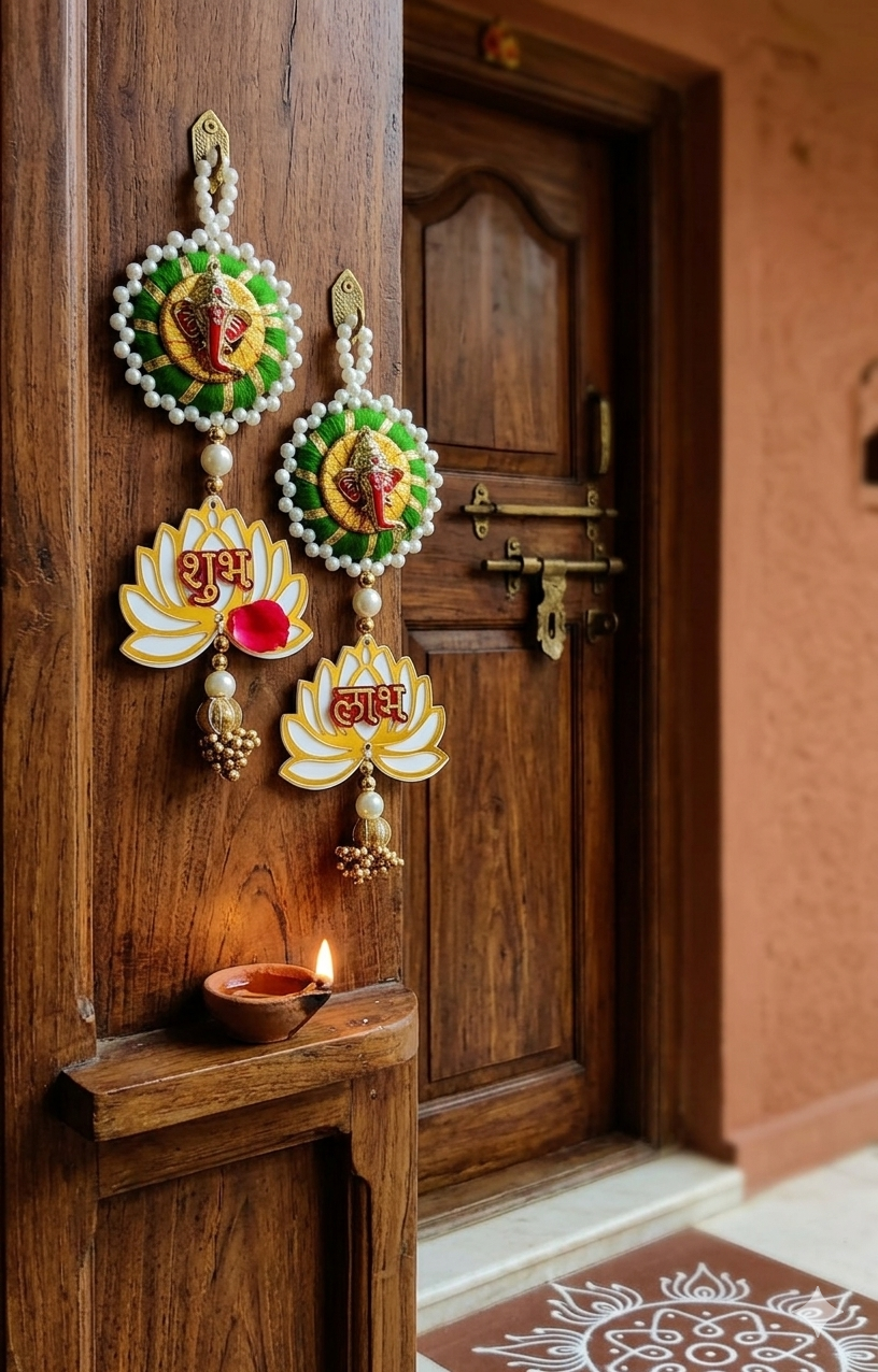 Nutts Lotus Wall Hanging Modern Decorative Piece Enhances Wall Styling With Unique Lotus Theme
