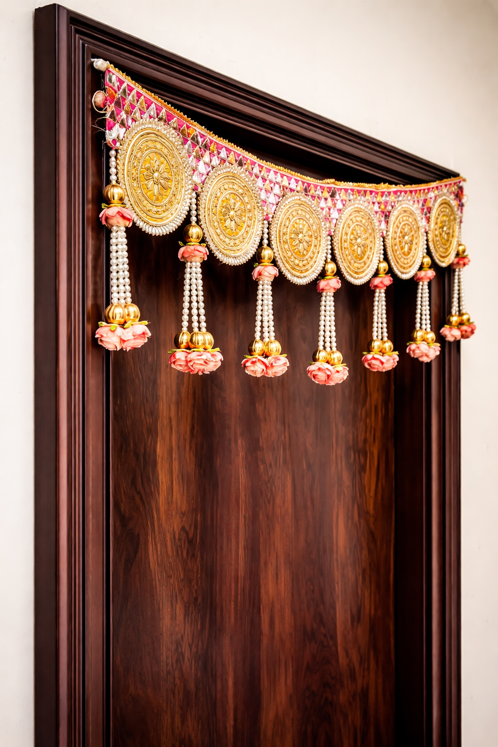 Nutts Handmade Bandhanwar Toran for Indian Festive Door Decoration