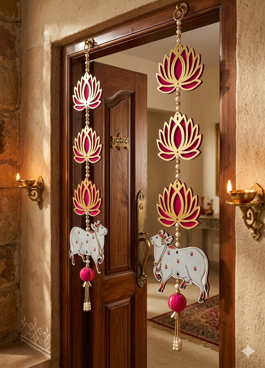 Nutts Lotus Wall Hanging Elegant Home Styling Piece Adds Charm And Beauty To Interior Walls Ideal For Living Room Bedroom And Hallway