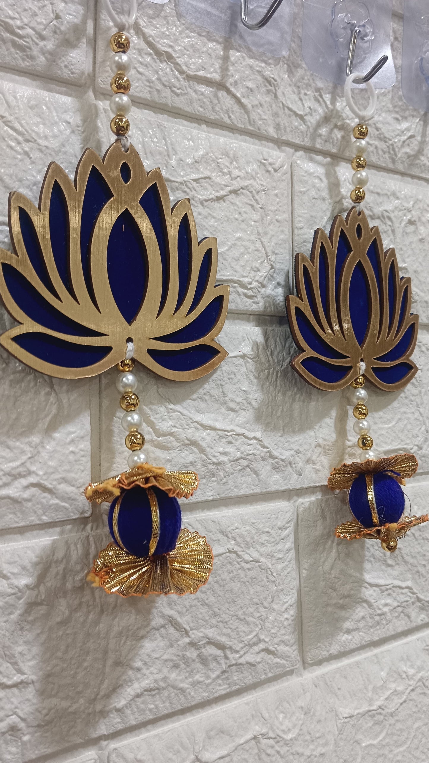 Nutts Lotus Art Hanging Stylish Wall Decor For Elegant Interiors Perfect For Living Room Bedroom And Office Accent