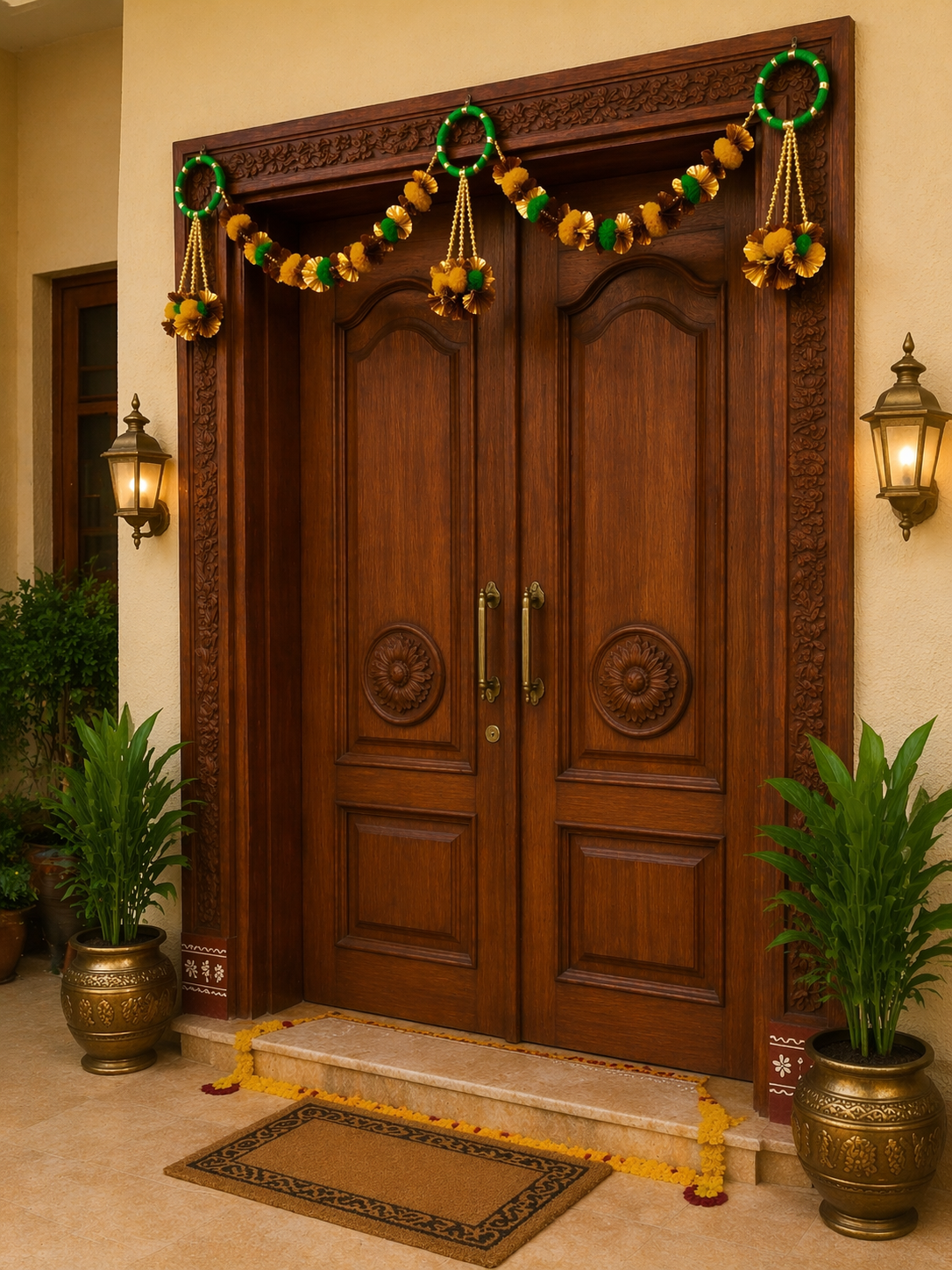 Nutts Traditional Bandhanwar Door Decor for Diwali