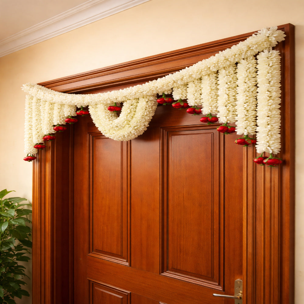 Nutts Handmade Floral Bandhanwar Door Decor