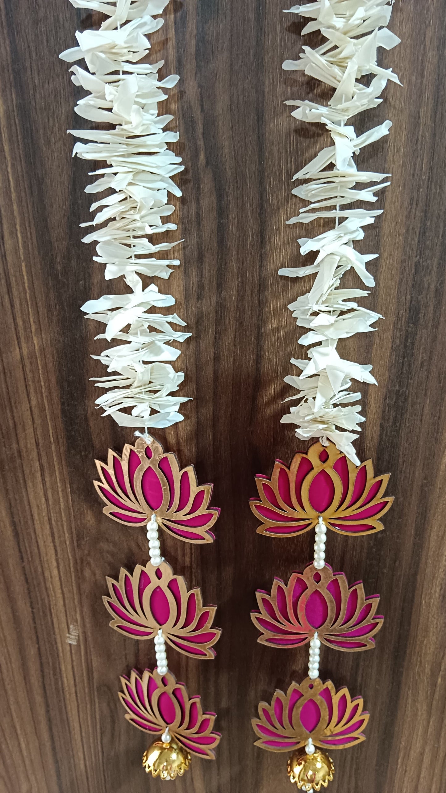 Nutts Lotus Hanging Decor Perfect For Festive Wall Decoration Enhances Home Interiors During Celebrations With Traditional Spiritual And Elegant Design