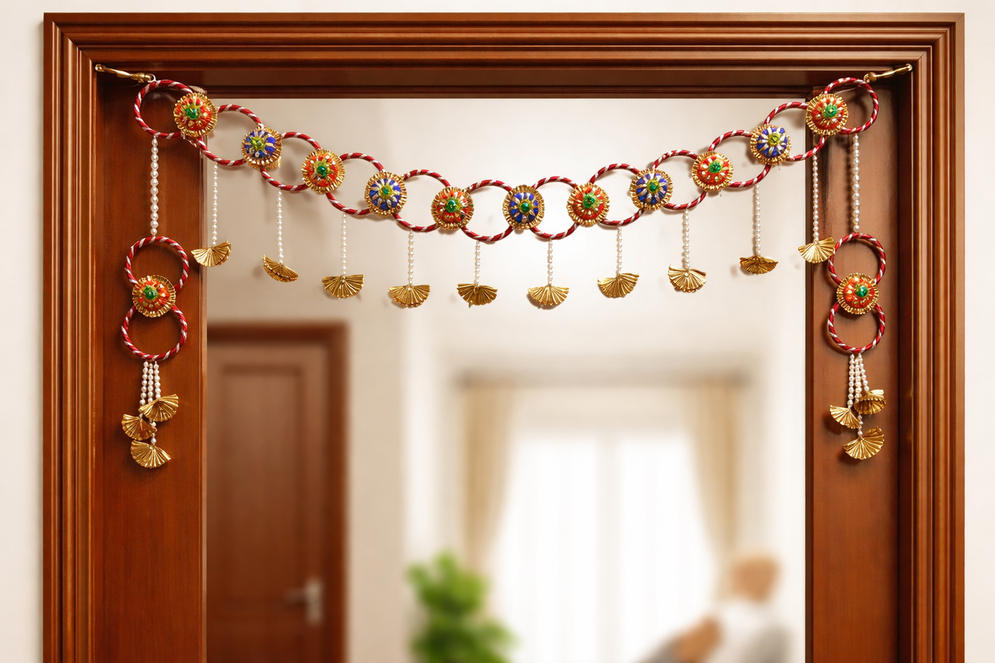 Nutts Floral Bandhanwar Toran for Festive Home Decoration