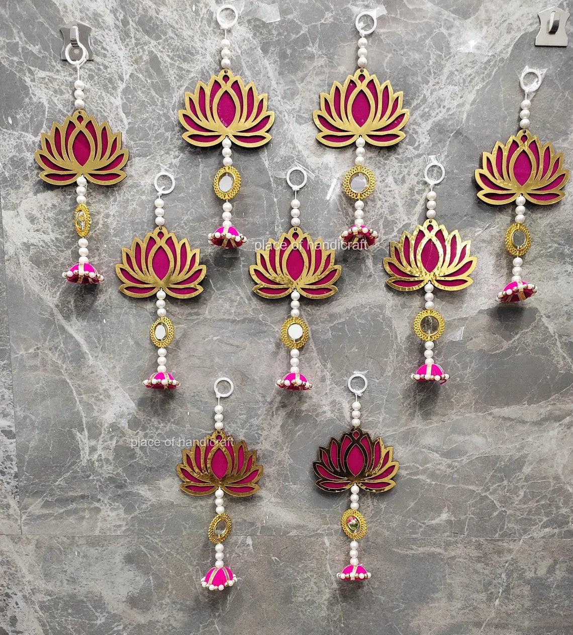Nutts Lotus Hanging Ornament Ideal For Living Room Wall Styling Enhances Home Decor With Modern Aesthetic Lotus Design Creates Calm And Positive Interior Vibe
