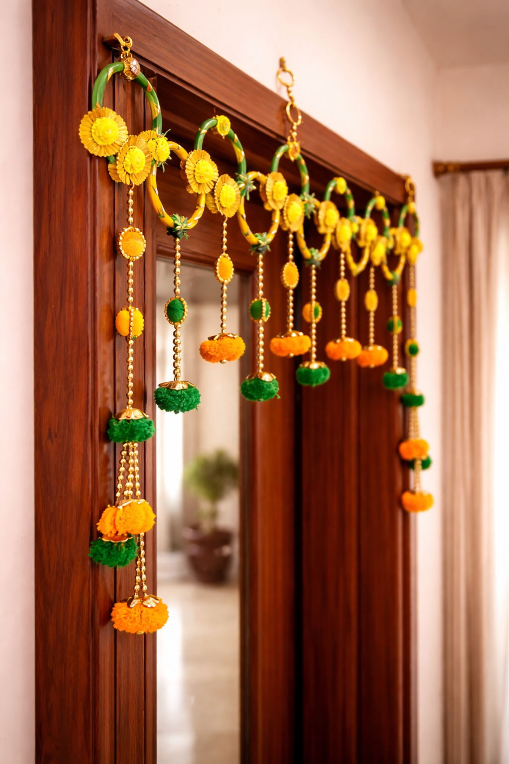 Nutts Handmade Bandhanwar Toran Door Hanging for Home Decor