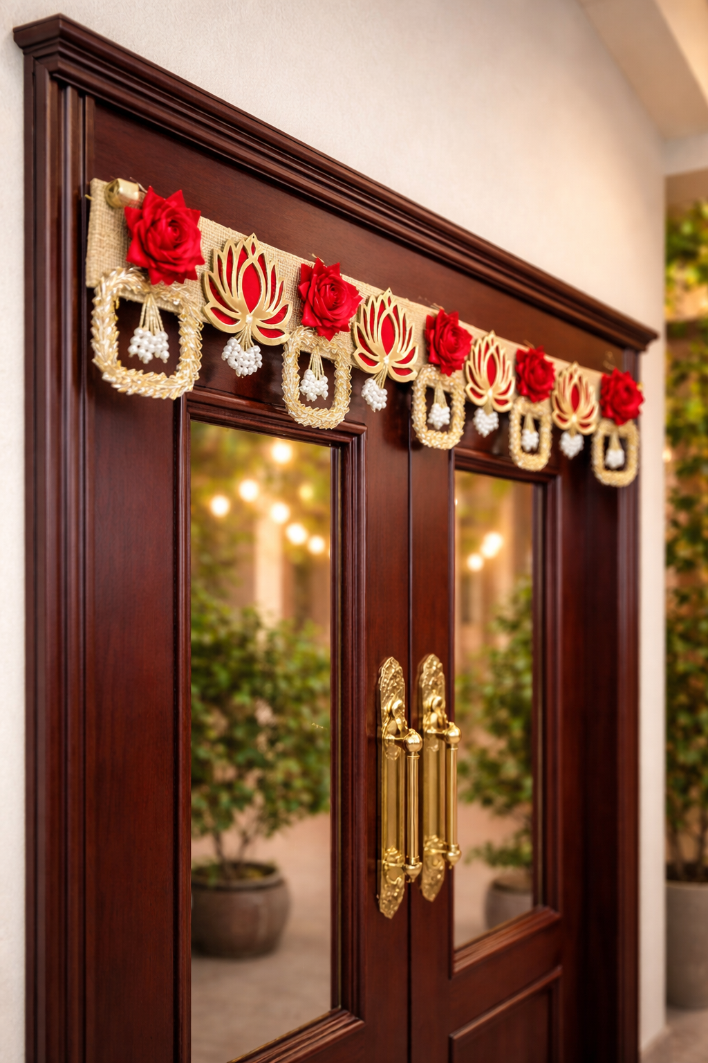 Nutts Colorful Bandhanwar Door Decor for Indian Homes