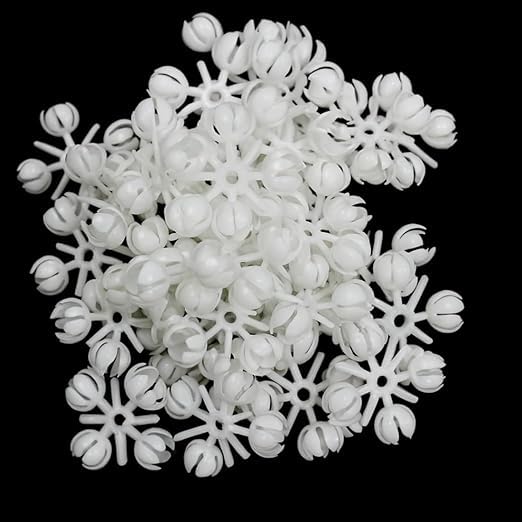 Nutts Artificial Mogra Jasmine Flowers White for Garland Making Wedding Pooja & Temple Decoration | Plastic Buds (Pack of 200)