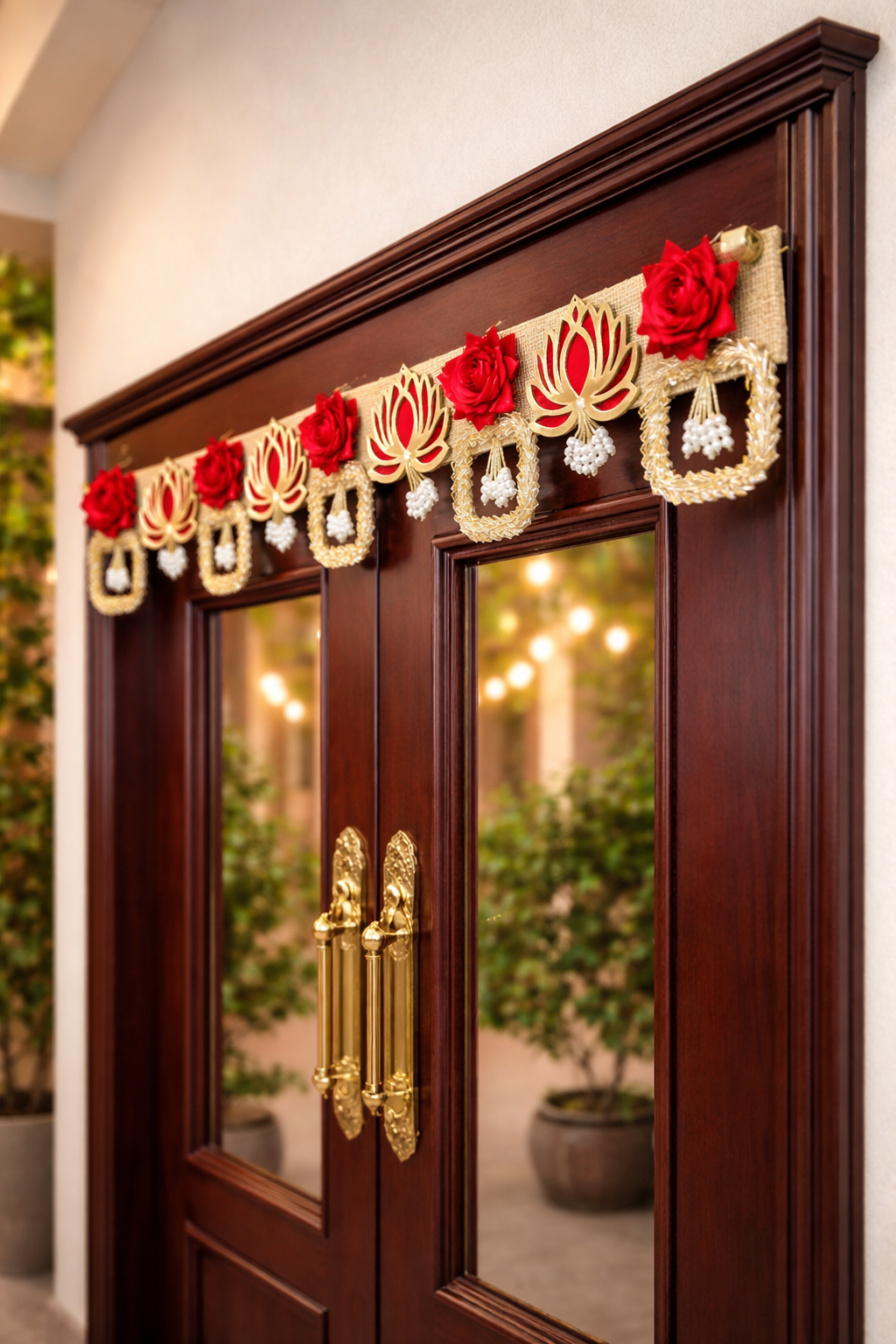 Nutts Colorful Bandhanwar Door Decor for Indian Homes
