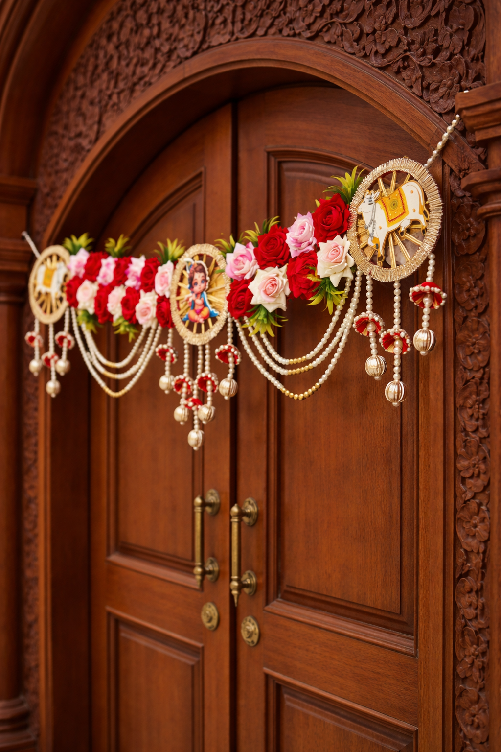 Nutts Elegant Bandhanwar Door Hanging for Festive Use
