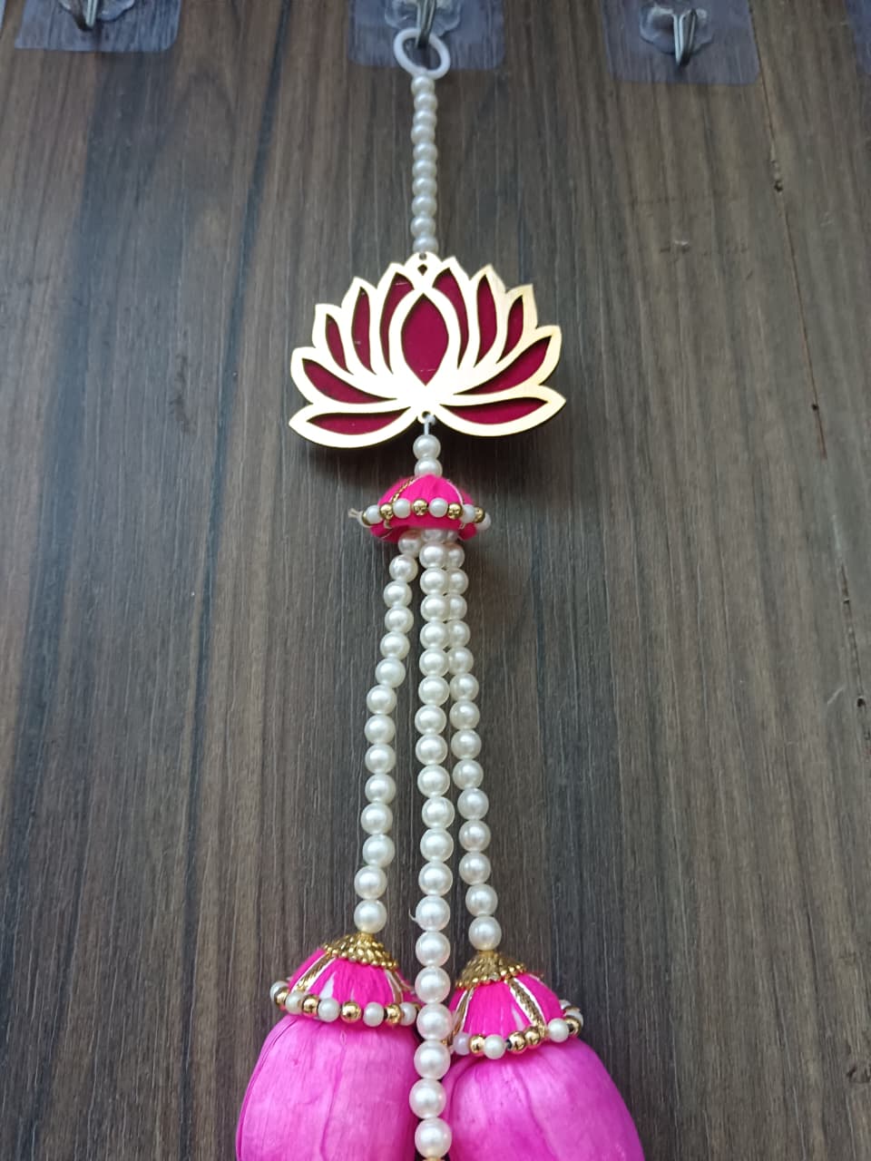 Nutts Lotus Hanging Decor Stylish Piece For Elegant Home Walls Enhances Interior Design With Lotus Theme Ideal For Living Room Bedroom And Entryway