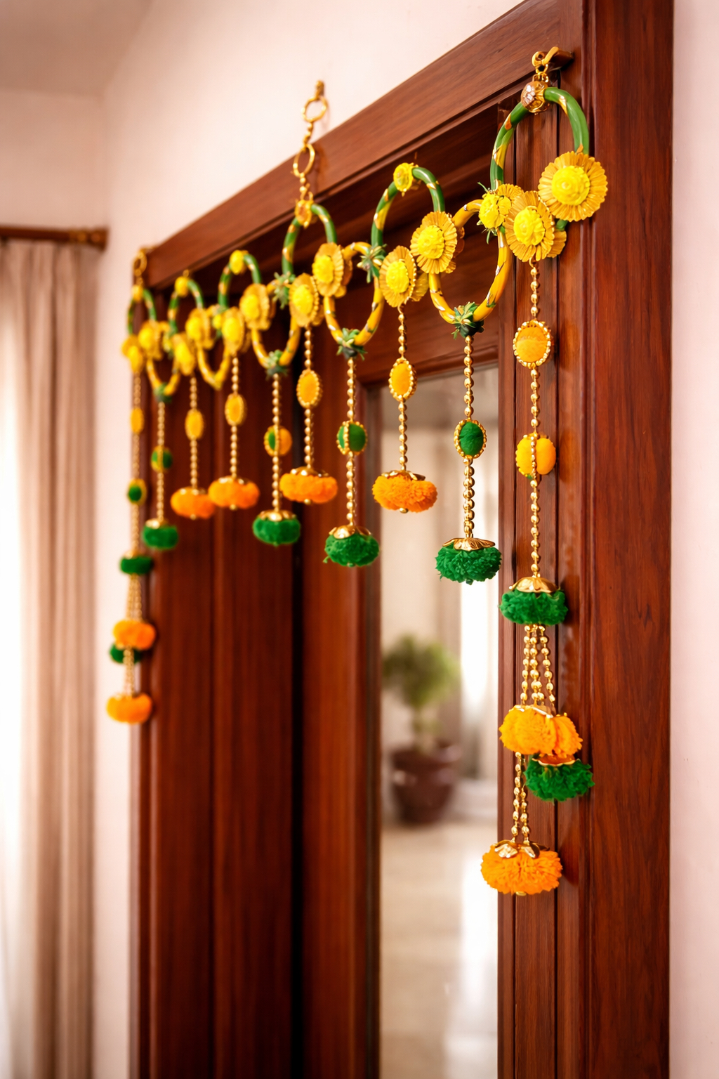 Nutts Handmade Bandhanwar Toran Door Hanging for Home Decor