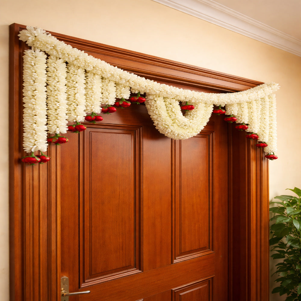 Nutts Handmade Floral Bandhanwar Door Decor
