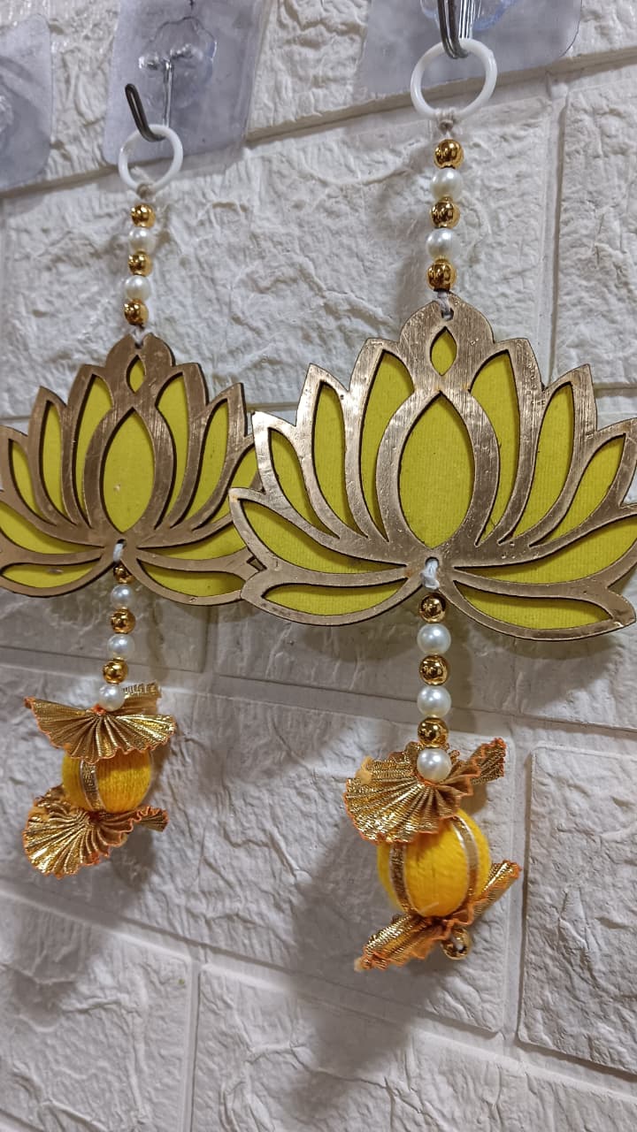 Nutts Lotus Wall Hanging Premium Spiritual Home Decor For Living Room And Mandir