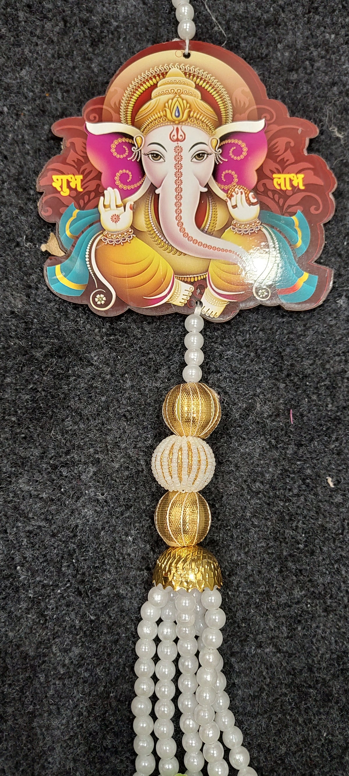 Attractive Wooden Design Wall Hanging for Home Decoration | Diwali | Navratri | Ganesh Pooja | Wedding Decoration Pack of 2 (SMALL98)