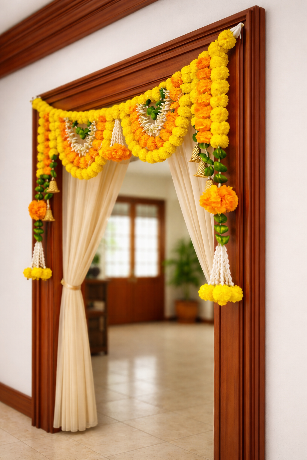 Nutts Indian Festive Bandhanwar Toran Door Hanging Home Decor