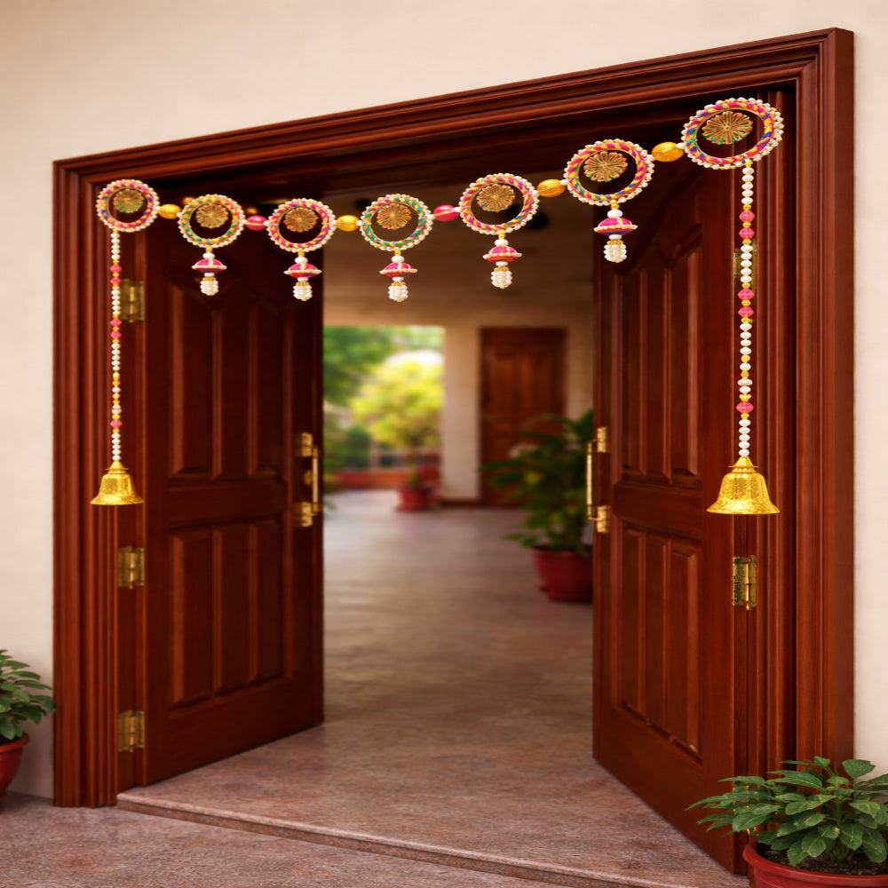 Nutts Decorative Beads Gota Bangle Bell Bandhanwar For Decoration