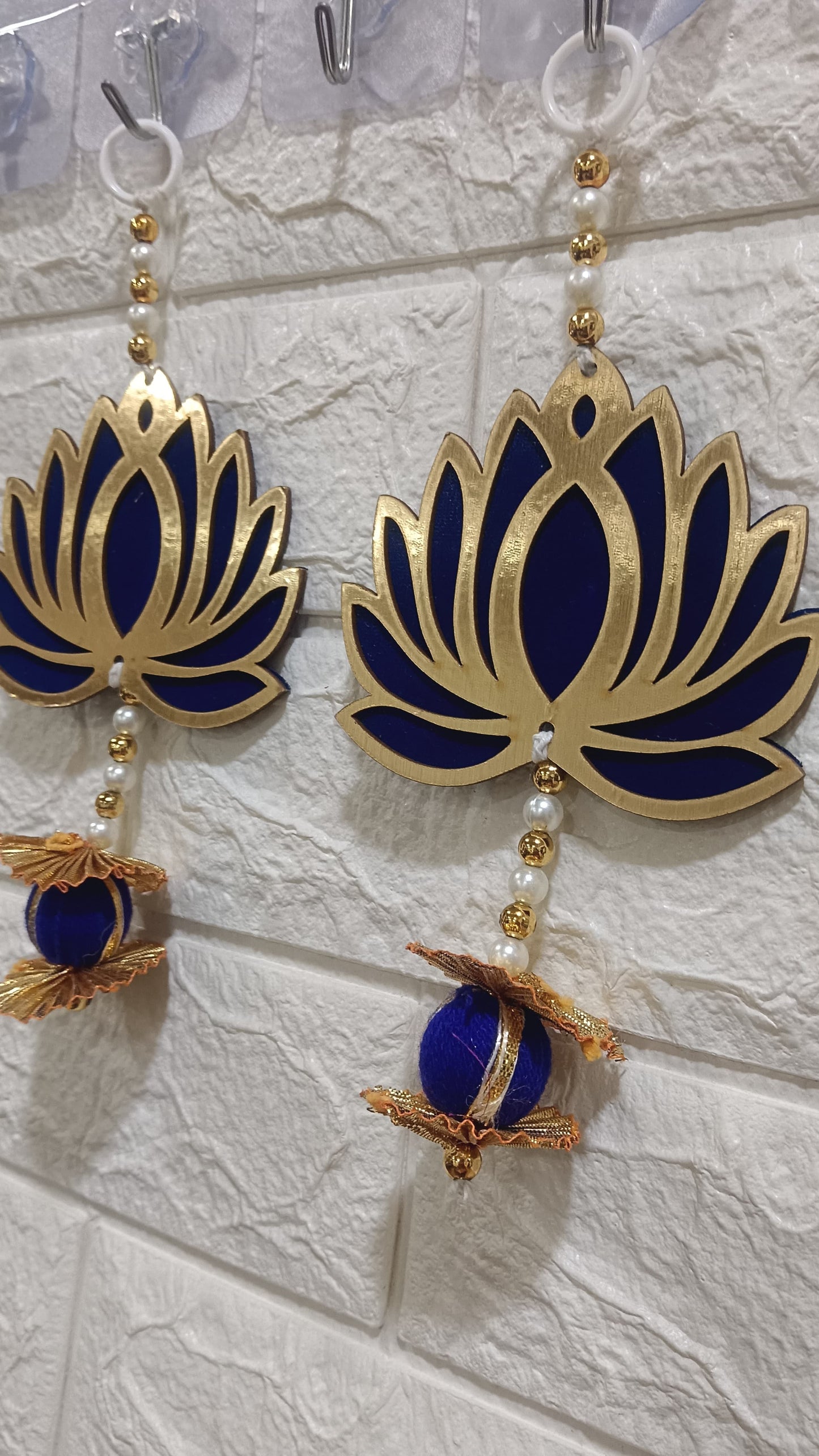 Nutts Lotus Art Hanging Stylish Wall Decor For Elegant Interiors Perfect For Living Room Bedroom And Office Accent