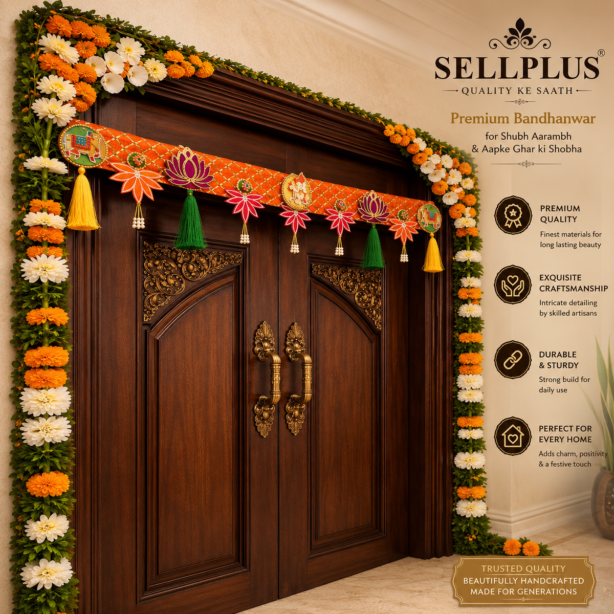 Nutts Beautiful Bandhanwar for Diwali Decoration