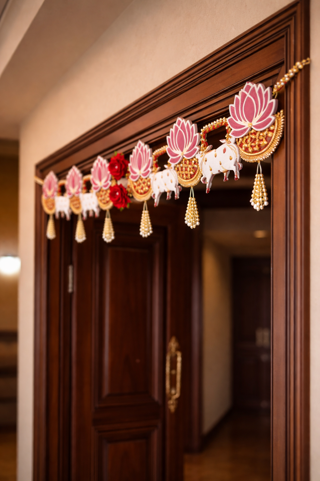 Nutts Vibrant Bandhanwar Toran for Door Entrance Decor